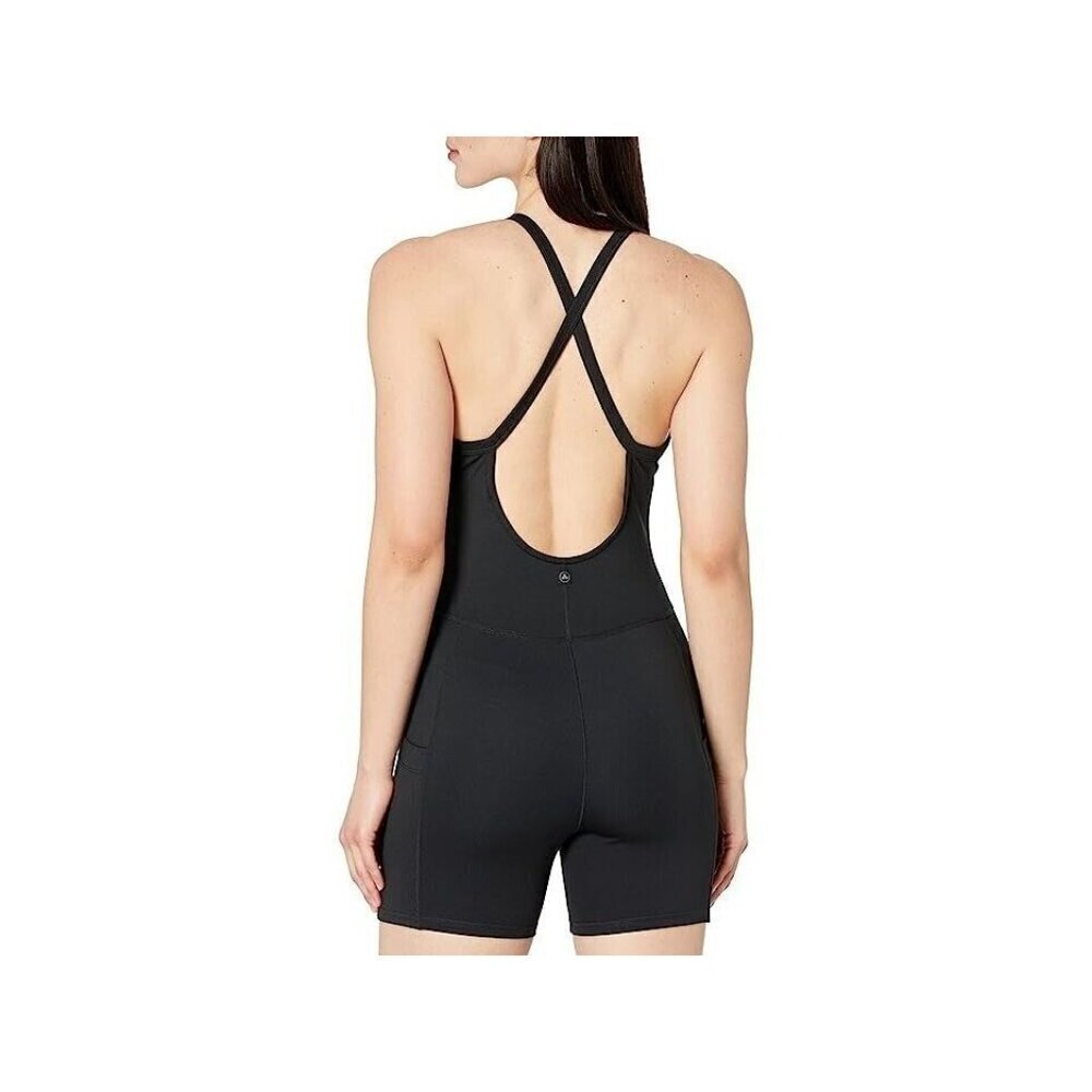 PrAna Women's Becksa Shorts, Medium, Solid Black MSRP $99 made for yoga - Picture 2 of 7